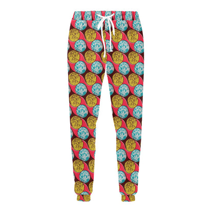 African Fashion Print Pattern Men's Sweatpants