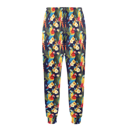 Parrot Themed Design Men's Casual Track Pants