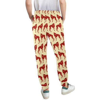 Greyhounds Design Print Pattern JJ0294 Women's Casual Track Pants