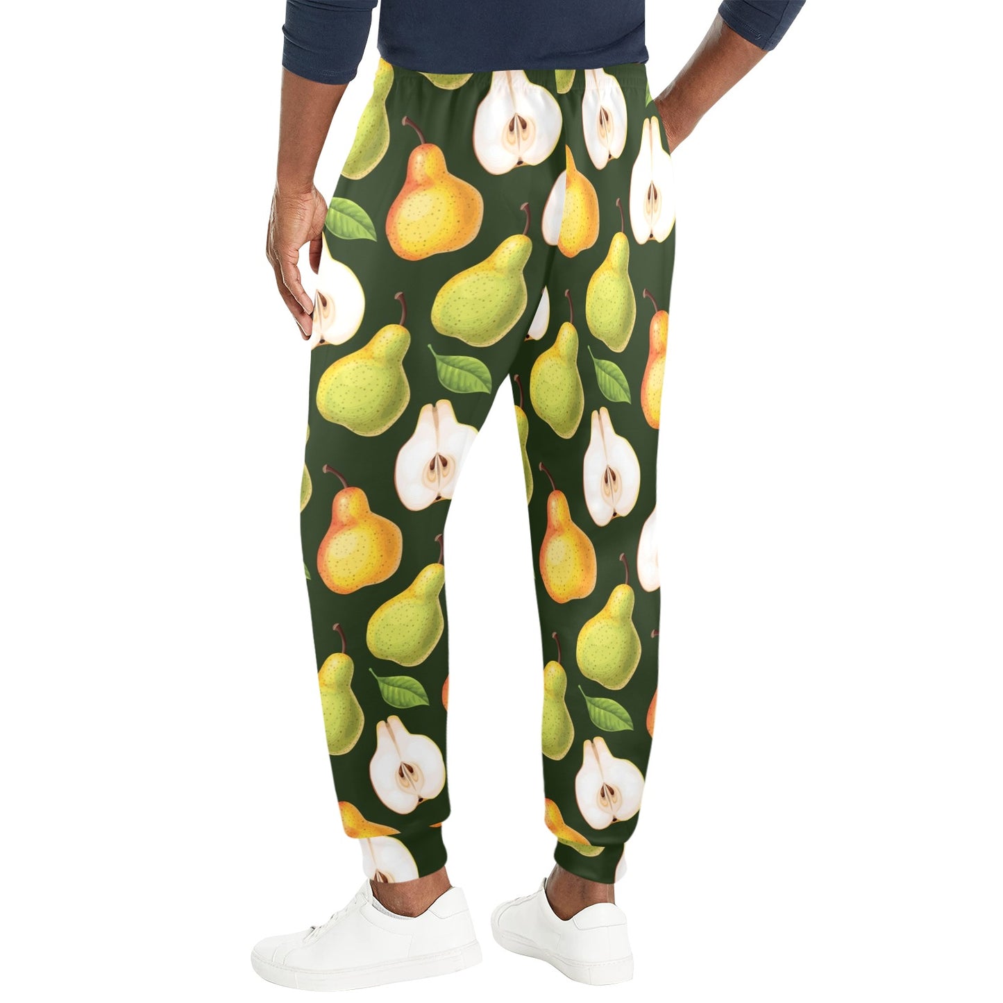 Pear Pattern Print Design PE06 Men's Casual Track Pants