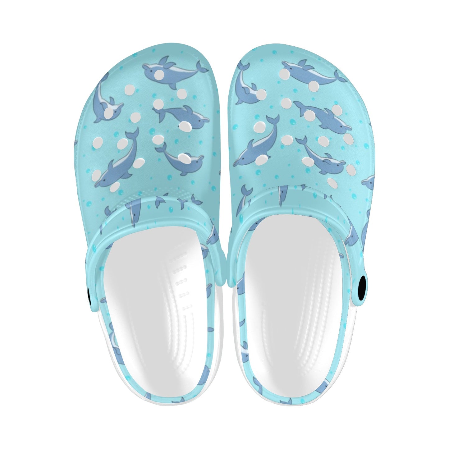 Dolphin Baby Cute Print Pattern Unisex Clogs Shoes