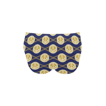 Anchor Luxury Pattern Men's Swimming Briefs
