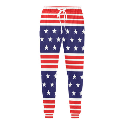 Patriotic Pattern Print Design A04 Men's Sweatpants
