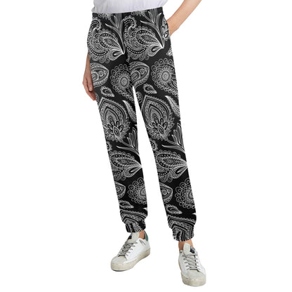 Paisley Pattern Print Design A04 Women's Casual Track Pants