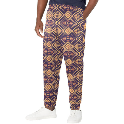 Aztec Pattern Print Design 09 Men's Casual Track Pants