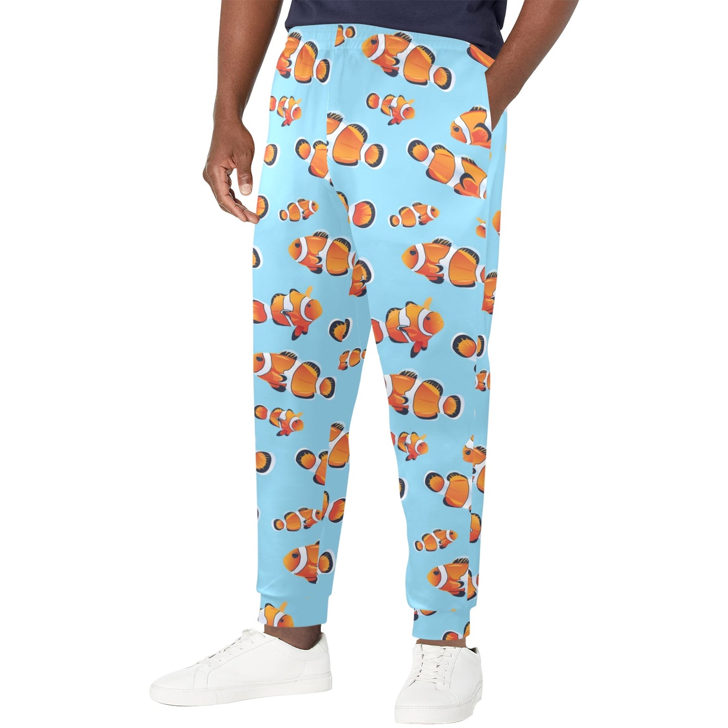 Clownfish Pattern Print Design 01 Men's Casual Track Pants