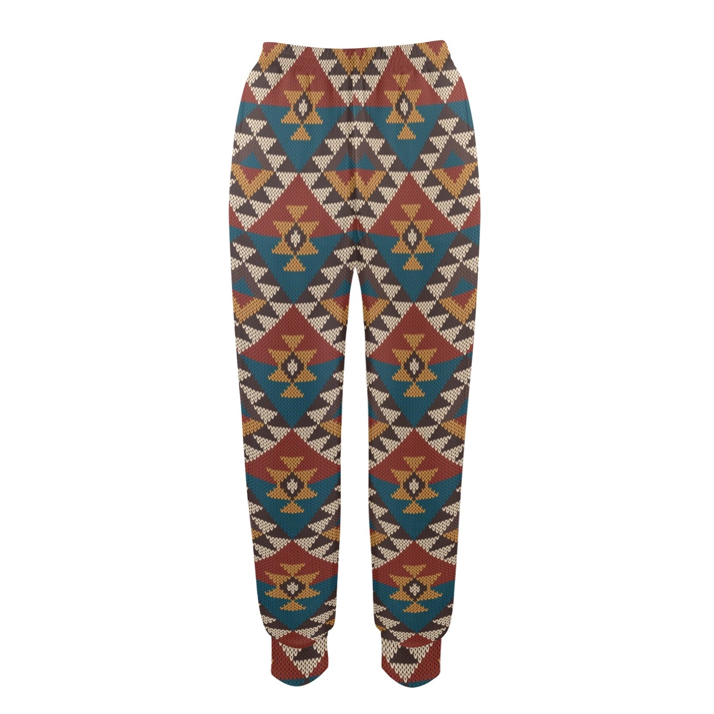 Knit Aztec Tribal Women's Casual Track Pants