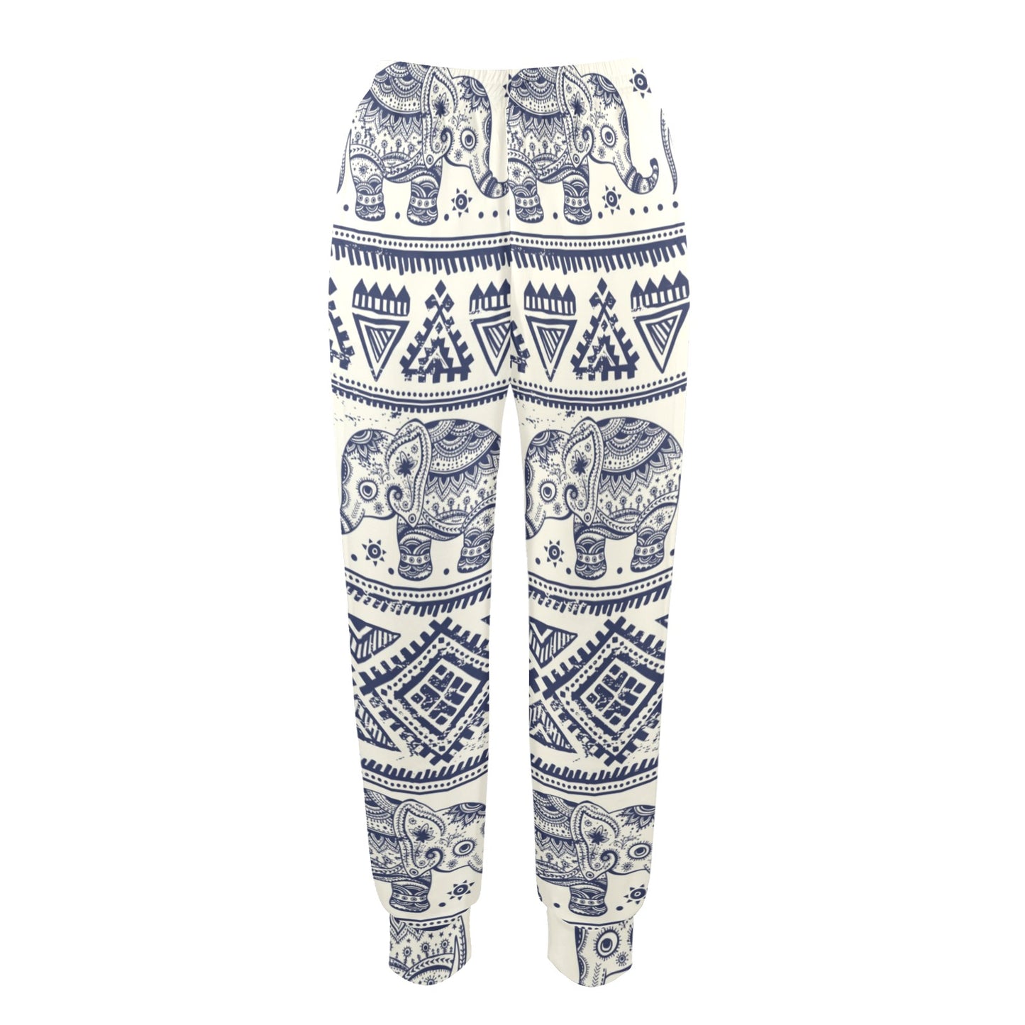 Baby Elephant Aztec Shower Curtain Women's Casual Track Pants