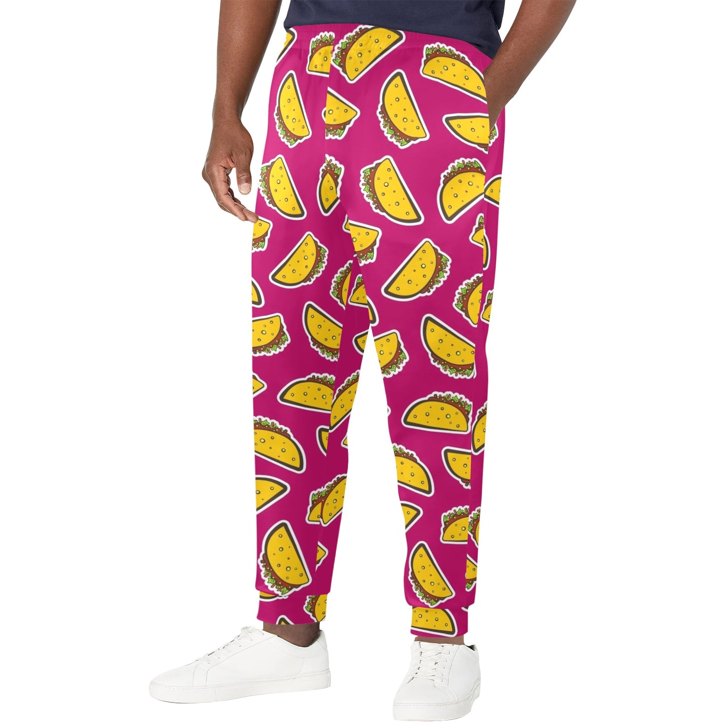 Taco Pattern Print Design TC01 Men's Casual Track Pants