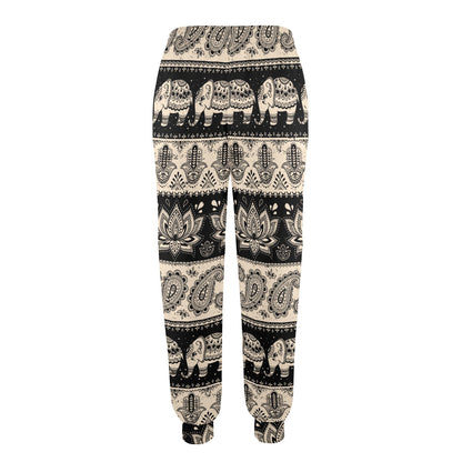 Elephant Hansa Lotus Pattern Women's Casual Track Pants