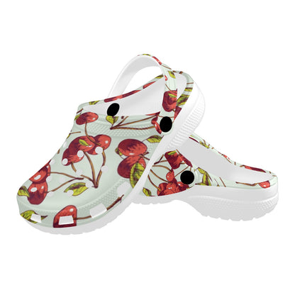 Cherry Hand Draw Unisex Clogs Shoes