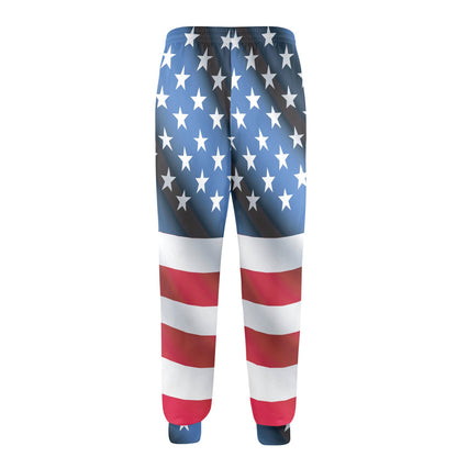 American flag Classic Men's Casual Track Pants