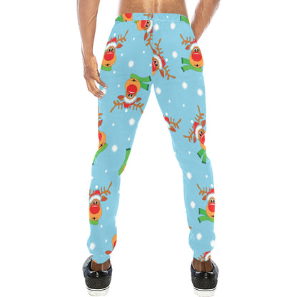 Reindeer cute Pattern Print Design 02 Men's Sweatpants
