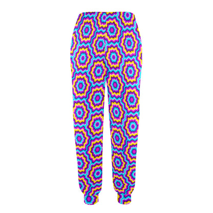 Optical illusion Techno Movement Women's Casual Track Pants