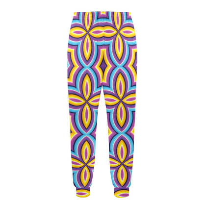Optical illusion Pattern Print Design A03 Men's Casual Track Pants
