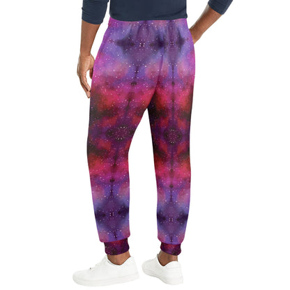 galaxy Design Print Pattern JJ0238 Men's Casual Track Pants