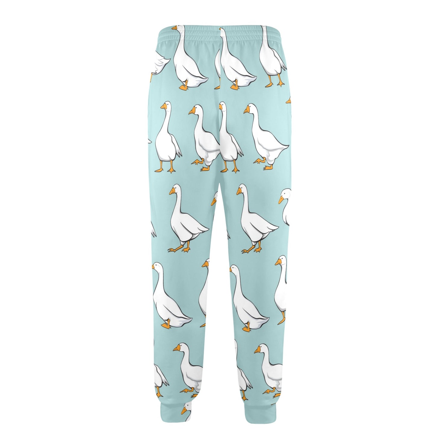 Goose Pattern Print Design 02 Men's Casual Track Pants