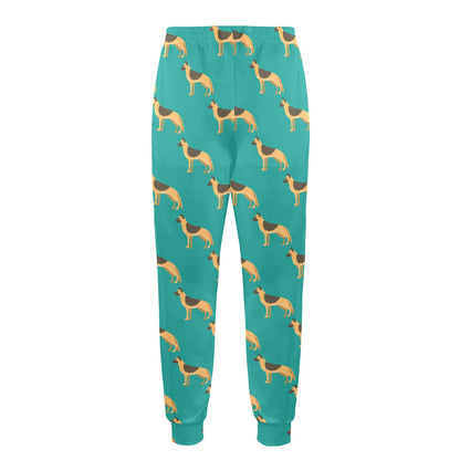 German Shepherd Design Print Pattern JJ0258 Men's Casual Track Pants