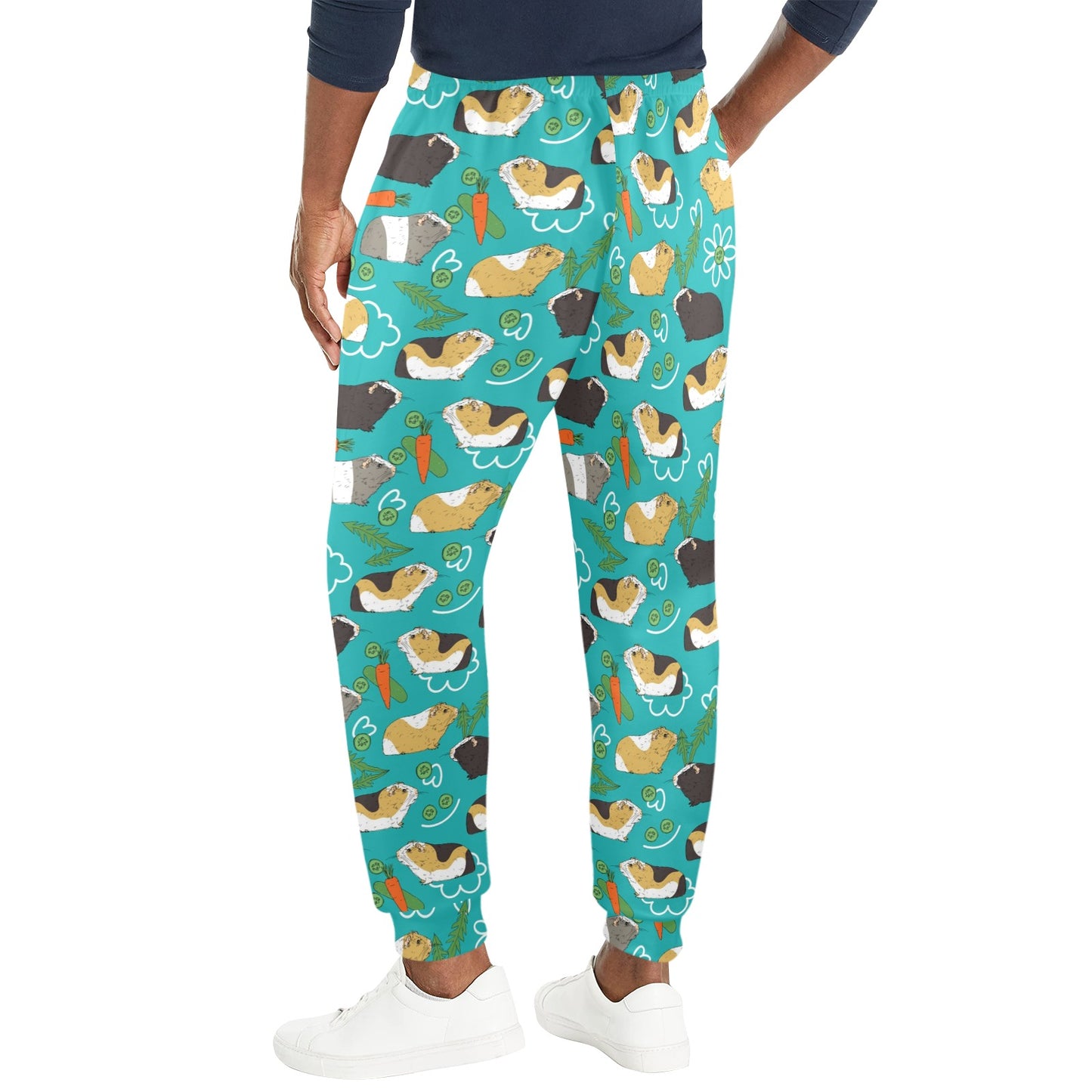Guinea Pig Print Design LKS402 Men's Casual Track Pants