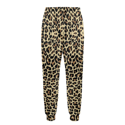 Cheetah Pattern Print Design 02 Men's Casual Track Pants