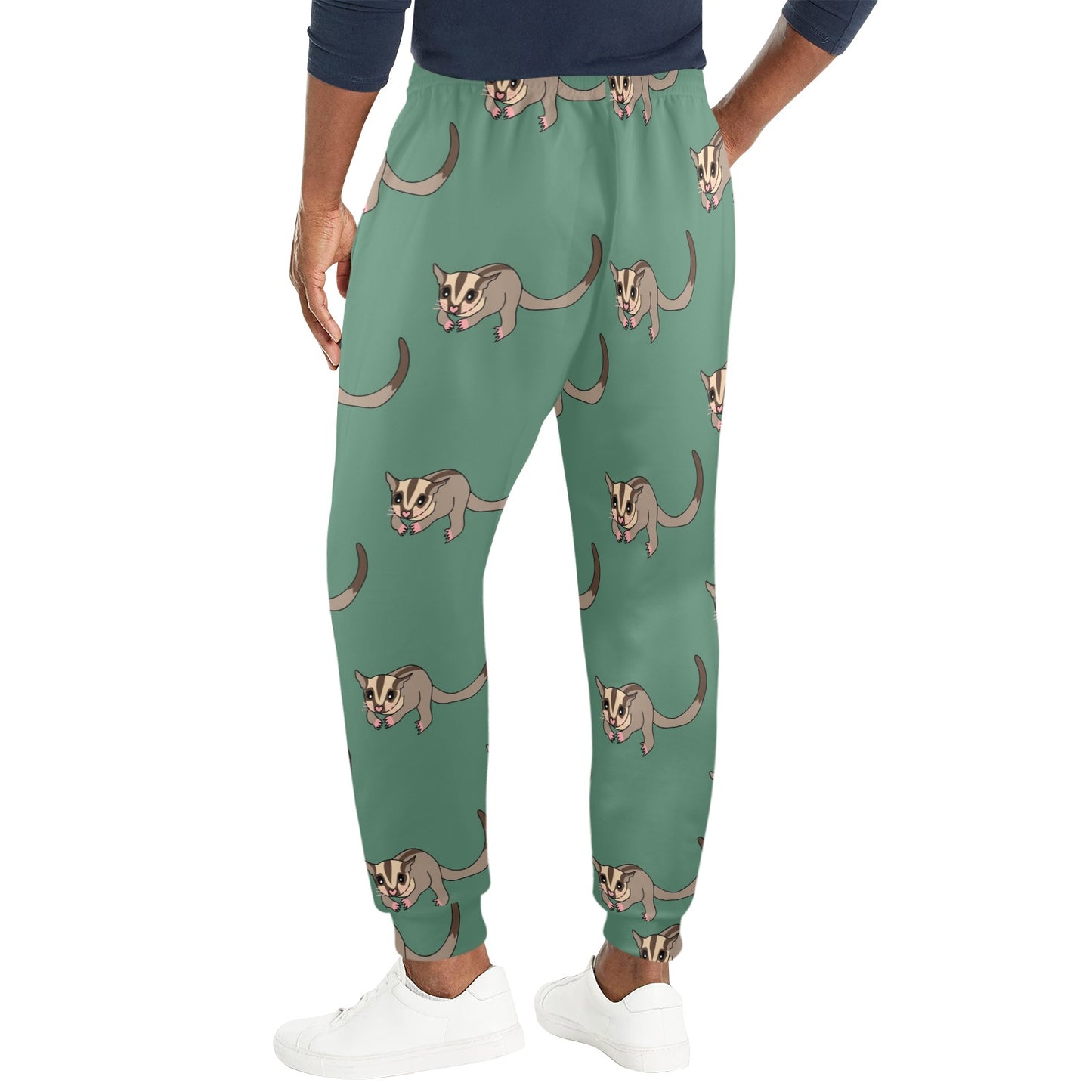 Sugar Glider Pattern Print Design 01 Men's Casual Track Pants