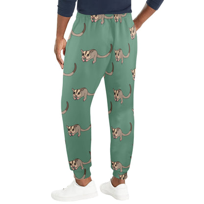 Sugar Glider Pattern Print Design 01 Men's Casual Track Pants