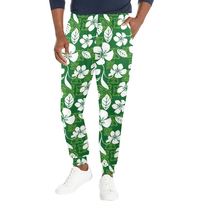 Hawaiian Themed Pattern Print Design H016 Men's Casual Track Pants