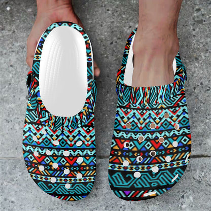 Southwestern Style Unisex Clogs Shoes