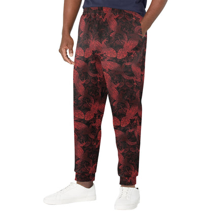 Gecko Pattern Print Design 04 Men's Casual Track Pants