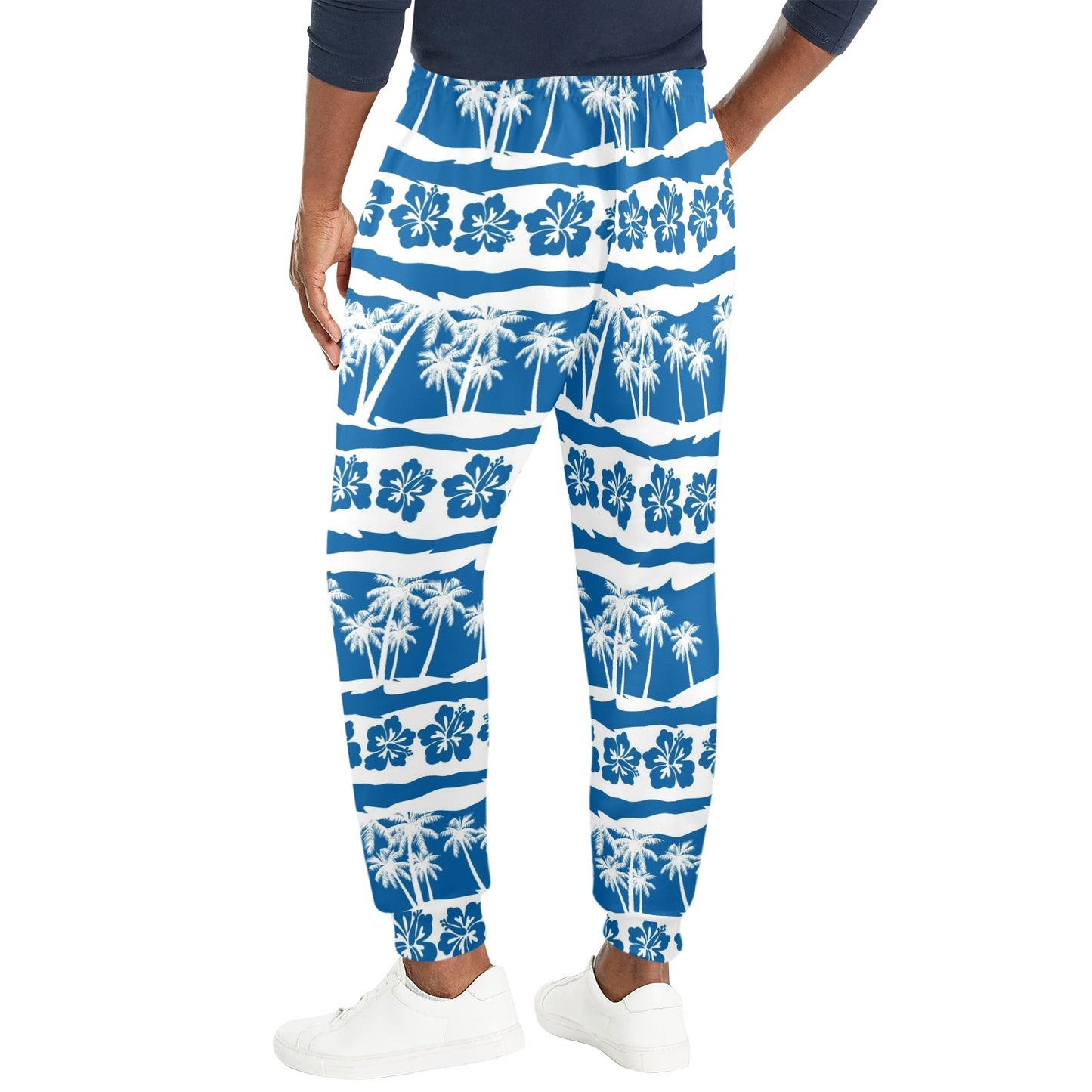 Hawaiian Themed Pattern Print Design H021 Men's Casual Track Pants