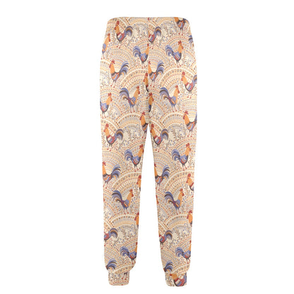 Chicken Boho Style Pattern Men's Casual Track Pants
