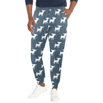 Chihuahua Pattern Print Design 03 Men's Casual Track Pants
