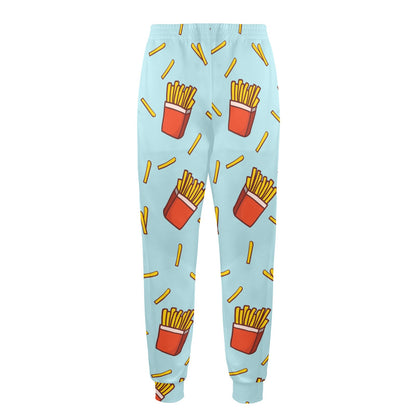 French Fried Pattern Print Design 02 Men's Casual Track Pants