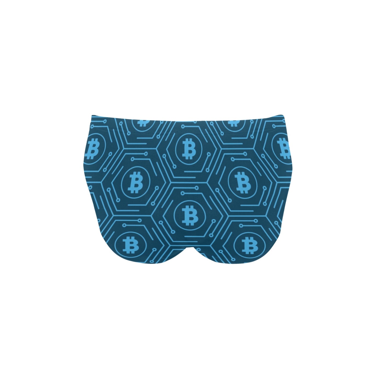 Cryptocurrency Pattern Print Design 04 Men's Swimming Briefs