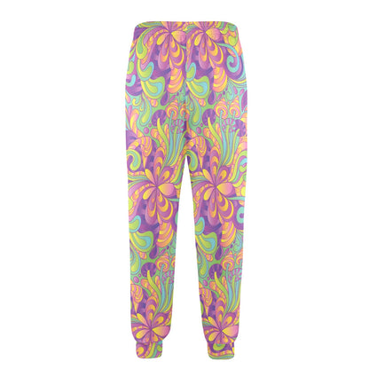 Psychedelic Mushroom Pattern Print Design A05 Men's Casual Track Pants