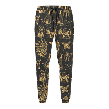 American indian Gold Style Men's Sweatpants
