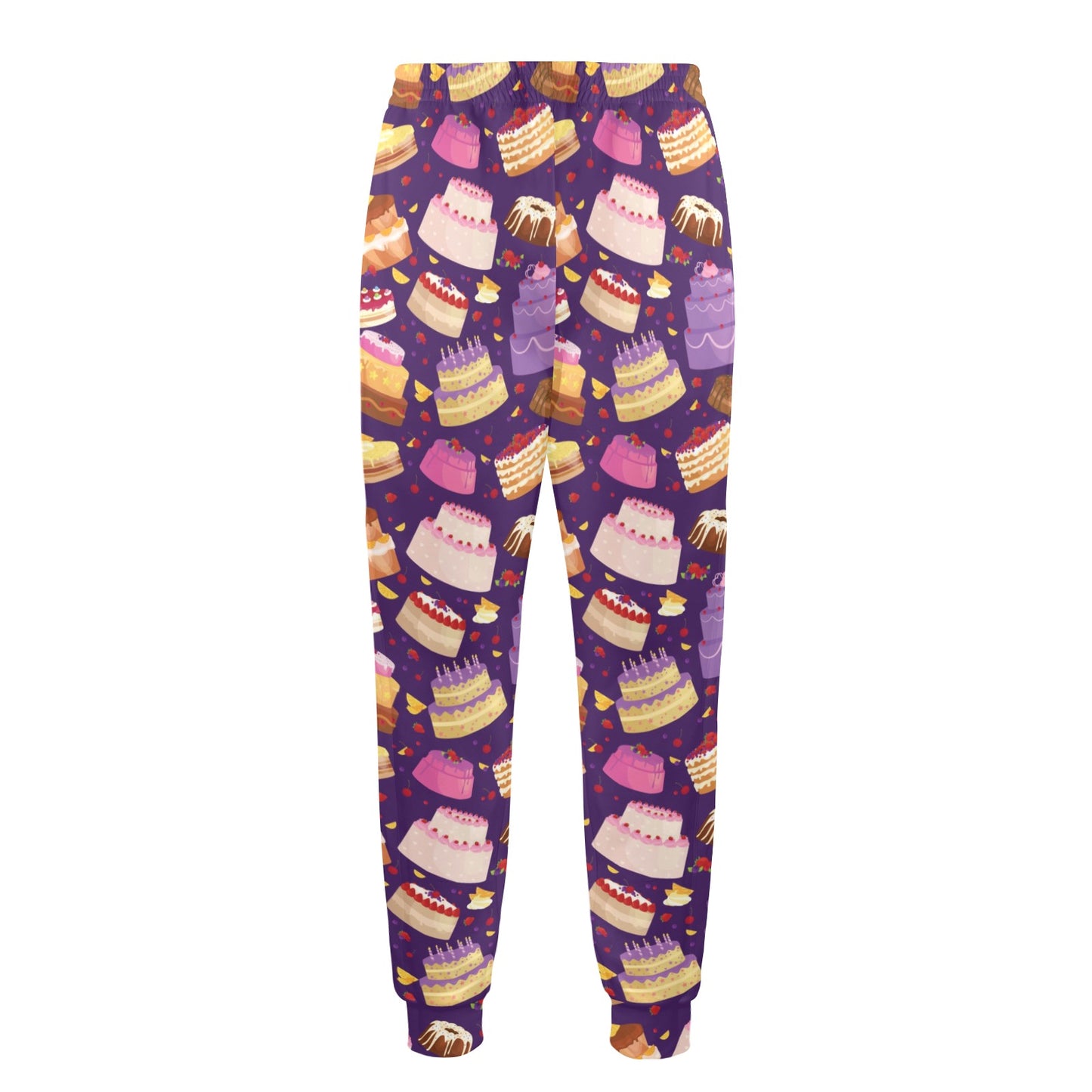 Cake Pattern Print Design 05 Men's Casual Track Pants