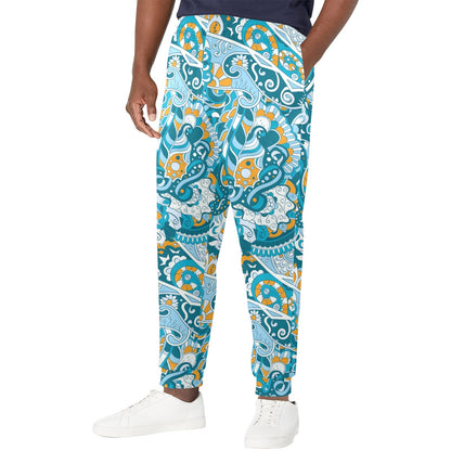 Funky Retro Pattern Print Design A03 Men's Casual Track Pants