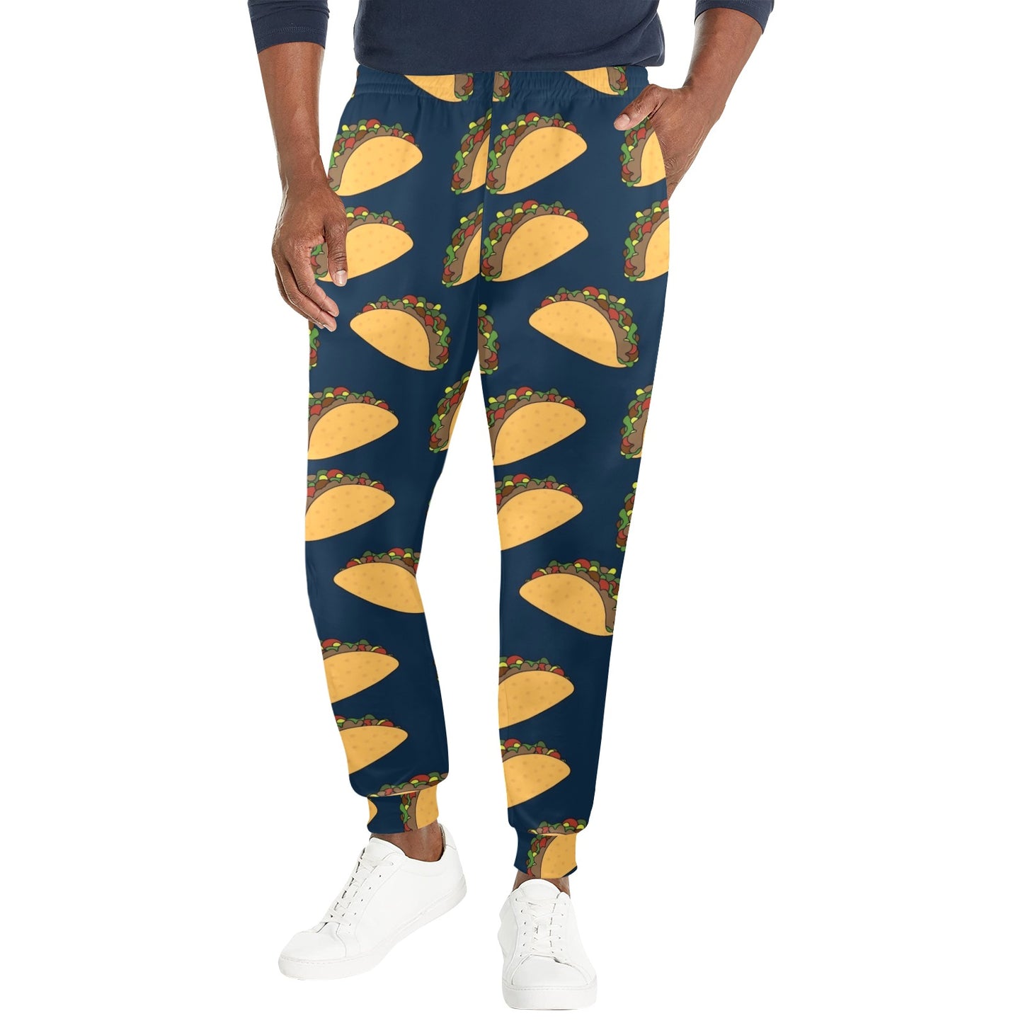 Taco Pattern Print Design TC04 Men's Casual Track Pants