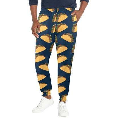 Taco Pattern Print Design TC04 Men's Casual Track Pants