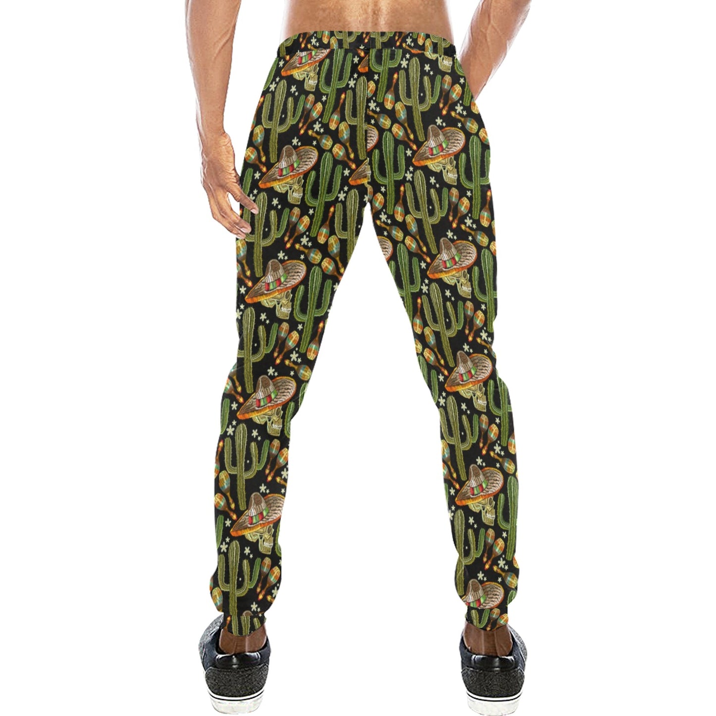 Western Style Print Men's Sweatpants