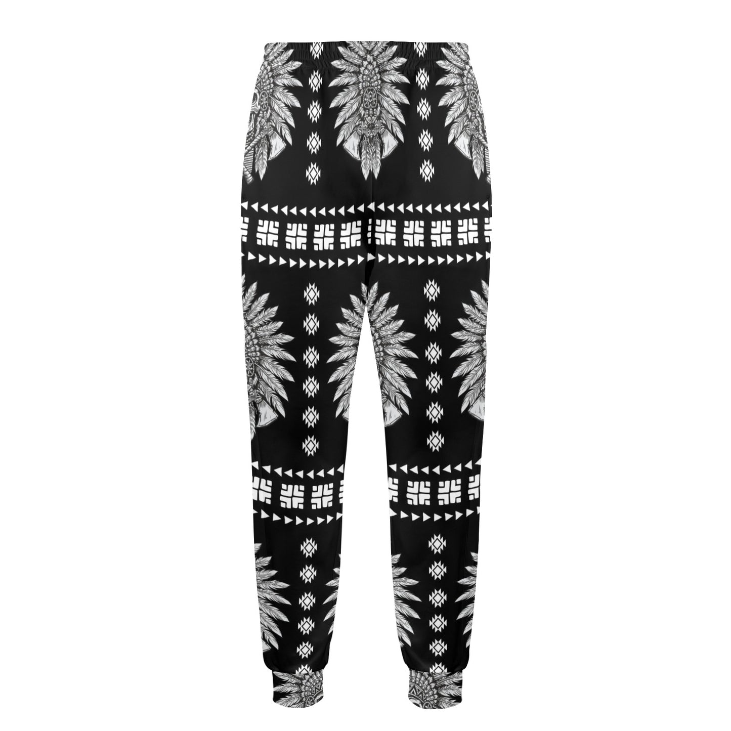 Native American Indian Skull Men's Casual Track Pants