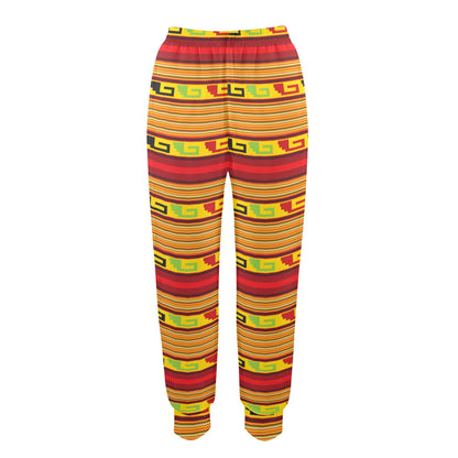 Mexican Blanket Ornament Print Pattern Women's Casual Track Pants
