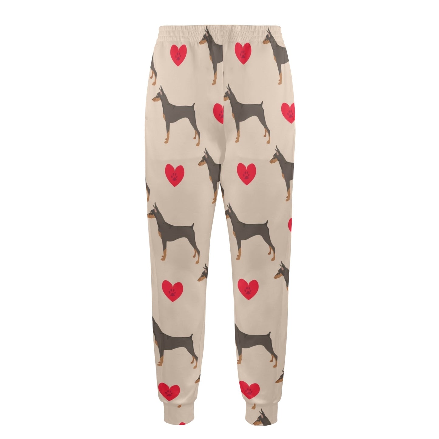 Doberman Pinschers Design Print Pattern JJ0113 Men's Casual Track Pants