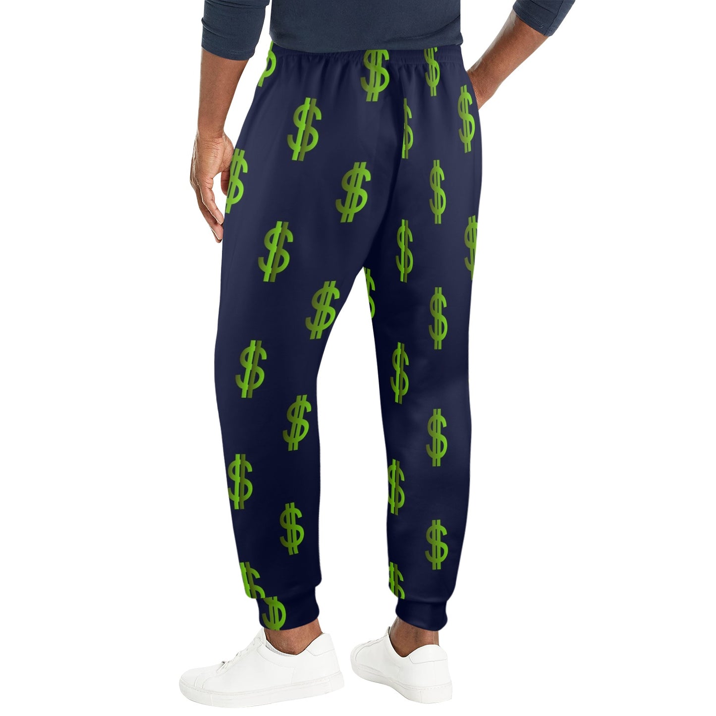 Dollar symbol Design Print Pattern JJ0122 Men's Casual Track Pants