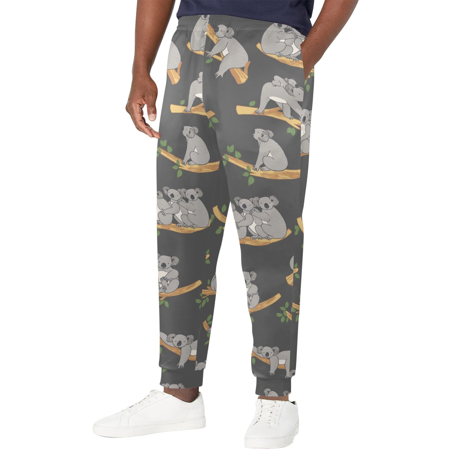 Koala Pattern Print Design 07 Men's Casual Track Pants