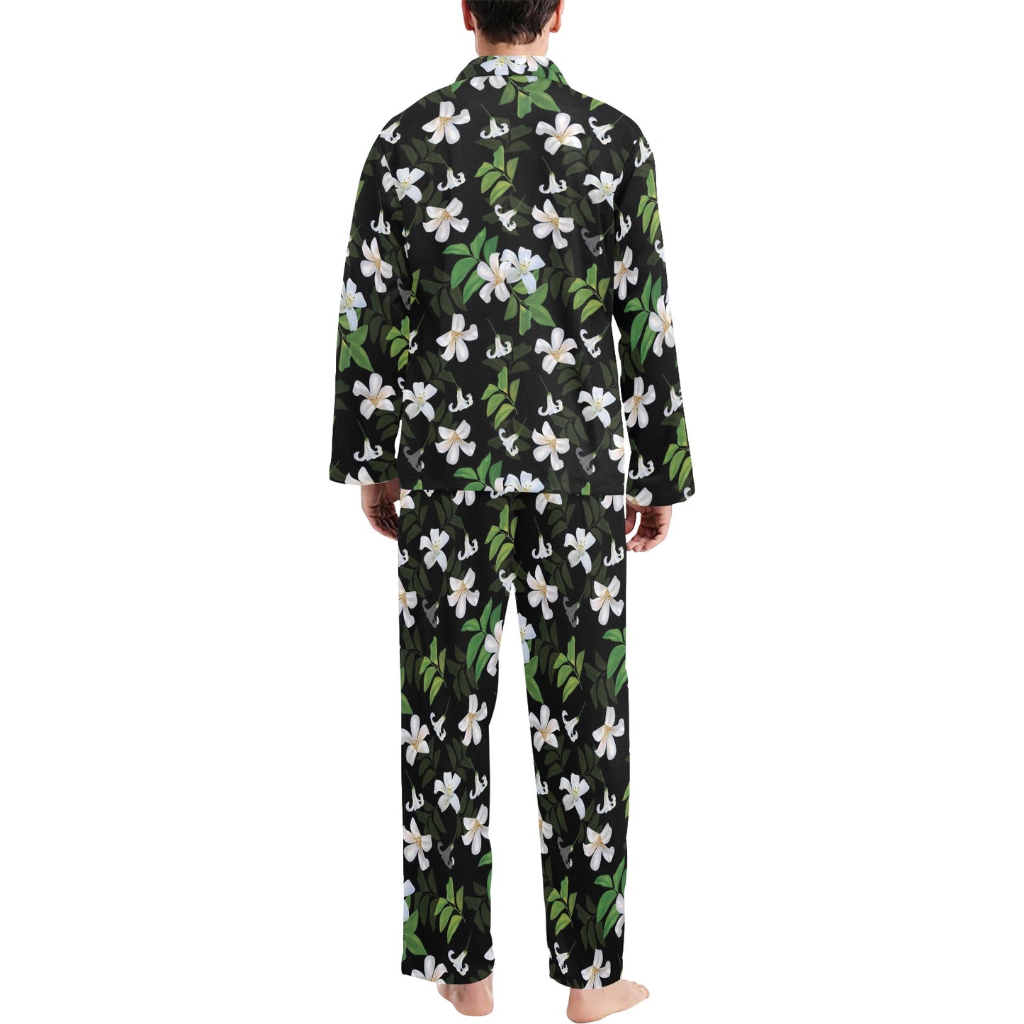 Sampaguita Print Design LKS301 Men's Long Pajama Set
