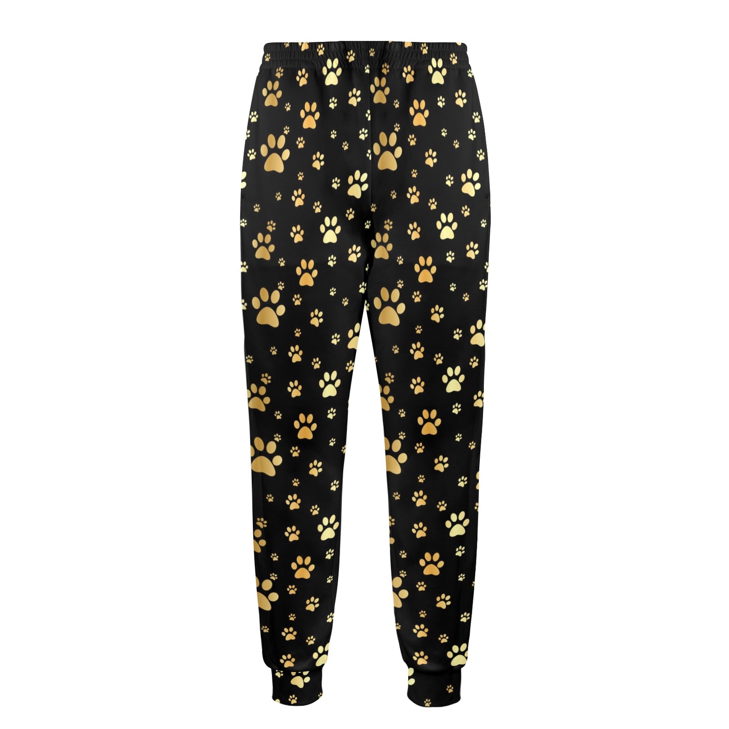 Knit Paw Pattern Print Design 03 Men's Casual Track Pants