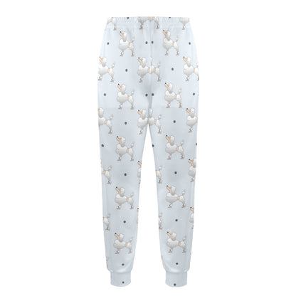 Poodle Pattern Print Design A05 Men's Casual Track Pants