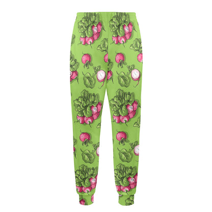 Radish Pattern Print Design A05 Men's Casual Track Pants